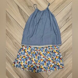 Polo Ralph Lauren Floral Two-Piece Girls Skirt and Top Set